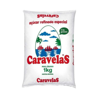 ACUCAR REF CARAVELAS 1KG