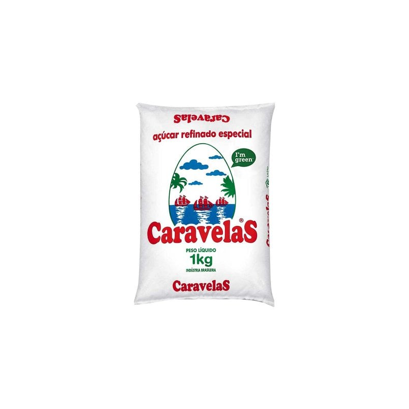 ACUCAR REF CARAVELAS 1KG