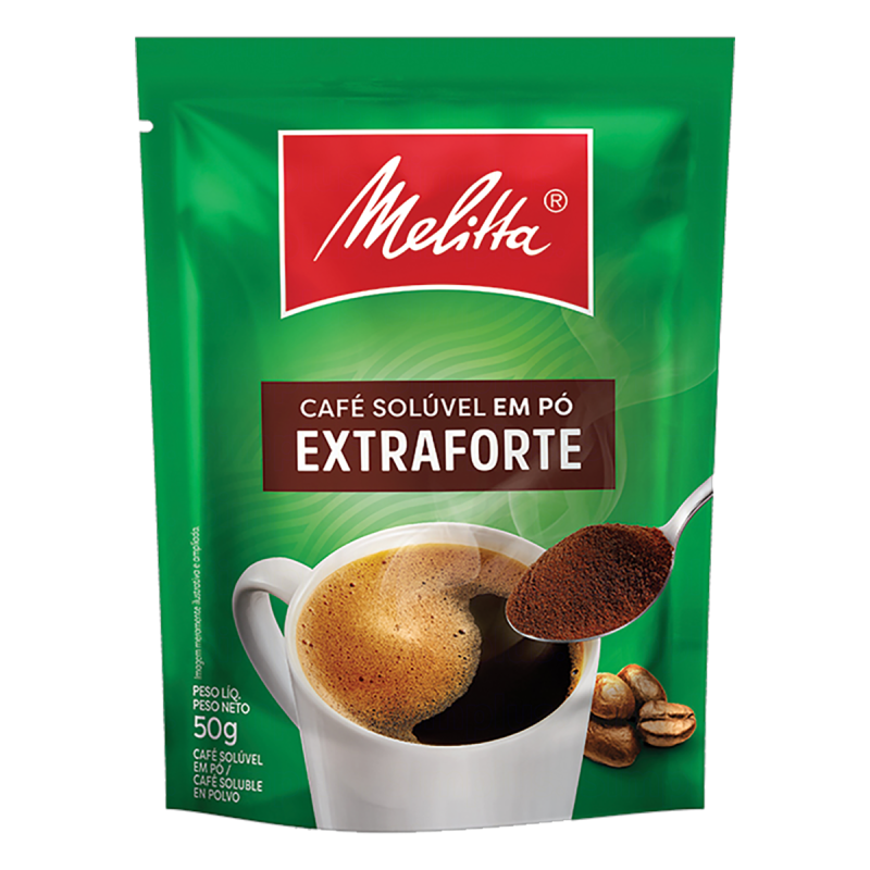 CAFÉ SOLÚVEL GRANULADO EXTRAFORTE MELITTA SACHÊ 40G