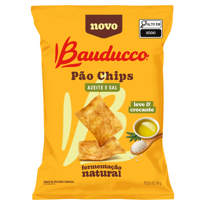 PAO CHIPS 90G BAUDUCCO AZEITE SAL