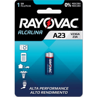PILHA ALCALINA A23 RAYOVAC 12V