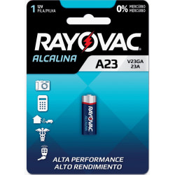 PILHA ALCALINA A23 RAYOVAC 12V