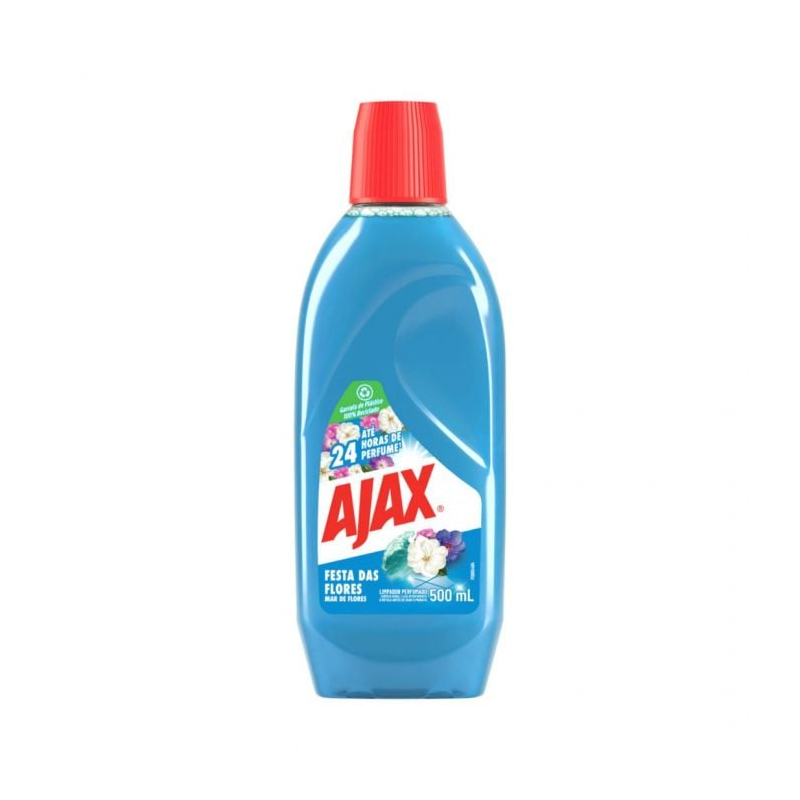 LIMPADOR PERFUMADO MAR DE FLORES AJAX FESTA DAS FLORES FRASCO 500ML