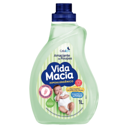 AMACIANTE DE ROUPA GLICERINA & ERVA-DOCE VIDA MACIA FRASCO 1L