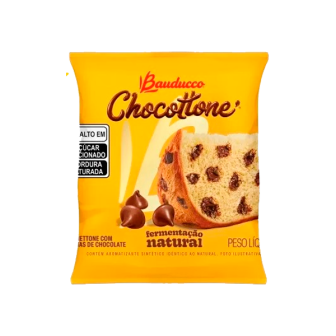 MINI PANETTONE COM GOTAS DE CHOCOLATE BAUDUCCO CHOCOTTONE PACOTE 80G