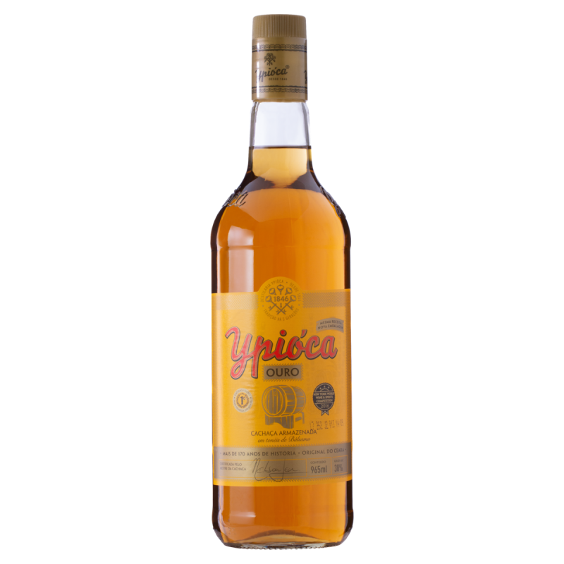 CACHAÇA OURO YPIÓCA GARRAFA 965ML
