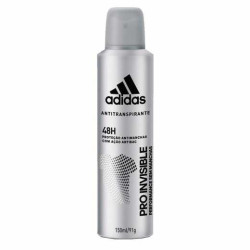 ANTITRANSPIRANTE AEROSSOL PRO INVISIBLE MASCULINO ADIDAS 150ML SPRAY