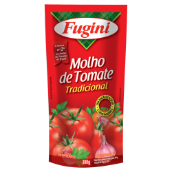 MOLHO DE TOMATE TRADICIONAL FUGINI SACHÊ 300G