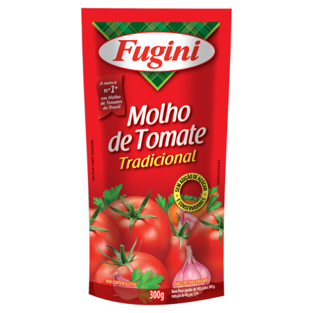 MOLHO DE TOMATE TRADICIONAL FUGINI SACHÊ 300G