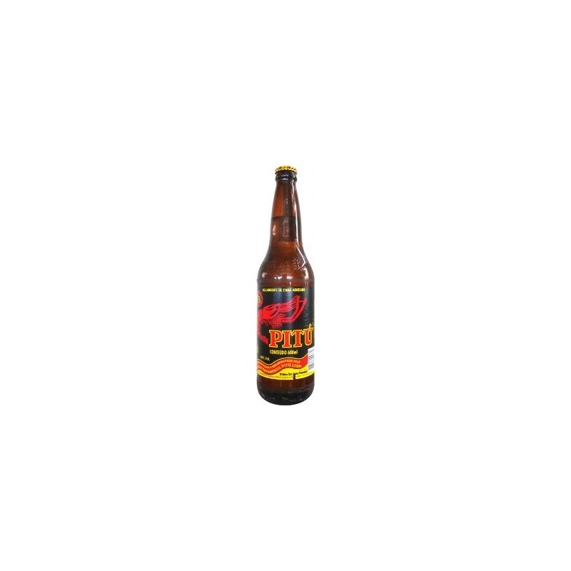 AGUARDENTE DE CANA ADOÇADA PITÚ GARRAFA 600ML
