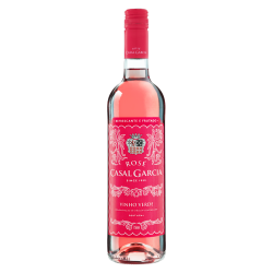 VINHO PORTUGUÊS ROSÉ MEIO SECO CASAL GARCIA VINHO VERDE GARRAFA 750ML