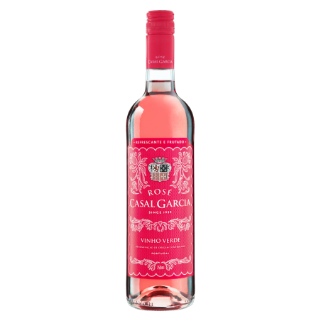 VINHO PORTUGUÊS ROSÉ MEIO SECO CASAL GARCIA VINHO VERDE GARRAFA 750ML