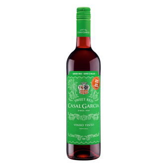 VINHO PORTUGUÊS TINTO DOCE SWEET RED CASAL GARCIA VINHÃO TOURIGA NACIONAL AZAL TINTO VINHO VERDE GARRAFA 750ML