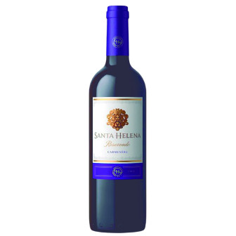 VINHO CHILENO TINTO MEIO SECO RESERVADO SANTA HELENA CARMÉNÈRE VALLE CENTRAL GARRAFA 750ML