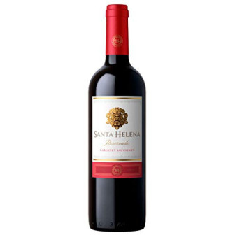 VINHO CHILENO TINTO MEIO SECO RESERVADO SANTA HELENA CABERNET SAUVIGNON VALLE CENTRAL GARRAFA 750ML