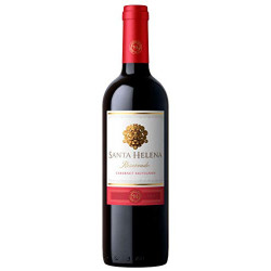 VINHO CHILENO TINTO MEIO SECO RESERVADO SANTA HELENA CABERNET SAUVIGNON VALLE CENTRAL GARRAFA 750ML
