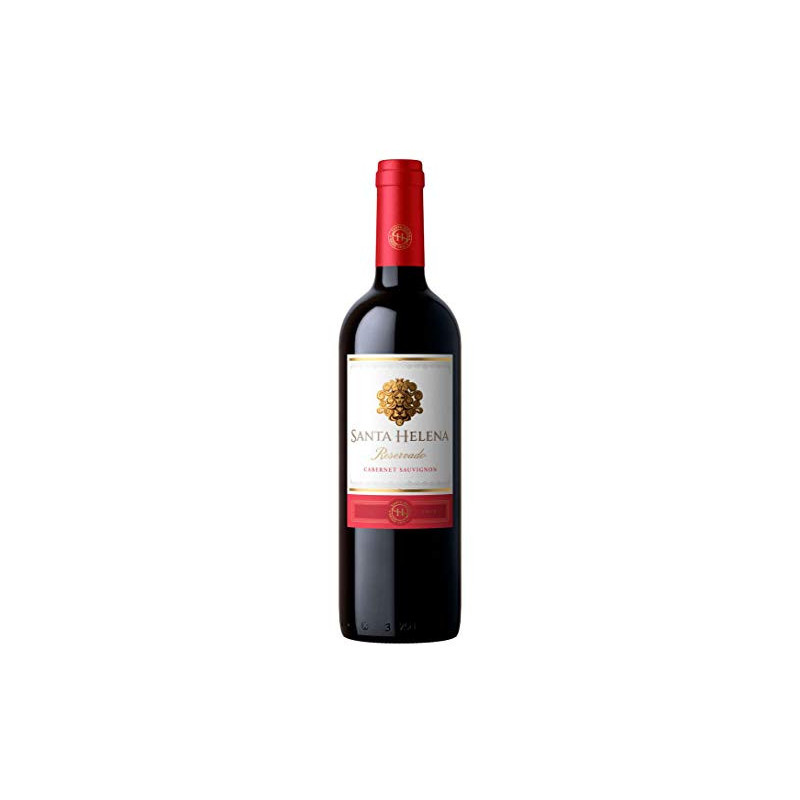 VINHO CHILENO TINTO MEIO SECO RESERVADO SANTA HELENA CABERNET SAUVIGNON VALLE CENTRAL GARRAFA 750ML