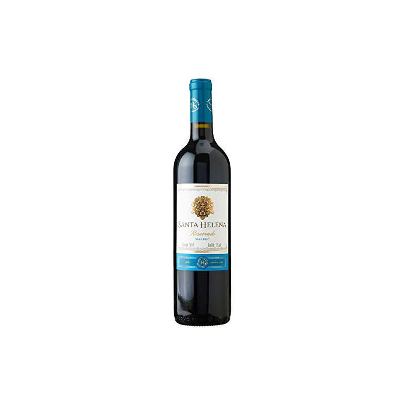 VINHO ARGENTINO TINTO SECO RESERVADO SANTA HELENA MALBEC MENDOZA GARRAFA 750ML
