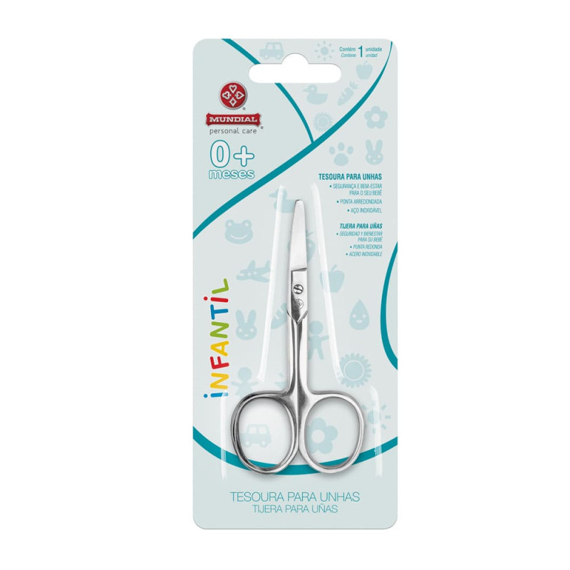 TESOURA PARA UNHAS BC-307 INFANTIL MUNDIAL PERSONAL CARE