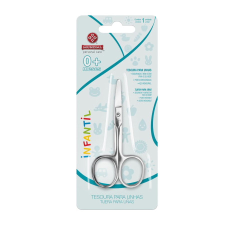 TESOURA PARA UNHAS BC-307 INFANTIL MUNDIAL PERSONAL CARE