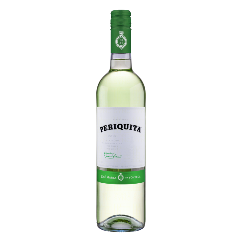 VINHO PORTUGUÊS BRANCO MEIO SECO PERIQUITA SAUVIGNON BLANC VERDELHO VIOGNIER PENÍNSULA DE SETÚBAL GARRAFA 750ML
