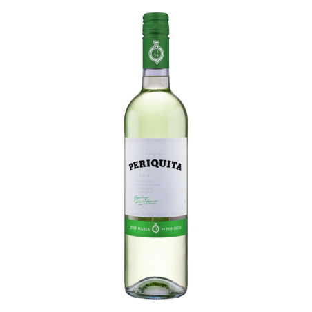VINHO PORTUGUÊS BRANCO MEIO SECO PERIQUITA SAUVIGNON BLANC VERDELHO VIOGNIER PENÍNSULA DE SETÚBAL GARRAFA 750ML