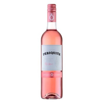 VINHO PORTUGUÊS ROSÉ MEIO SECO PERIQUITA ARAGONEZ CASTELÃO TOURIGA NACIONAL PENÍNSULA DE SETÚBAL GARRAFA 750ML
