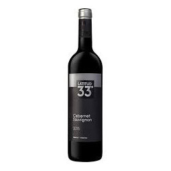 VINHO ARGENTINO TINTO SECO LATITUD 33º CABERNET SAUVIGNON MENDOZA GARRAFA 750ML