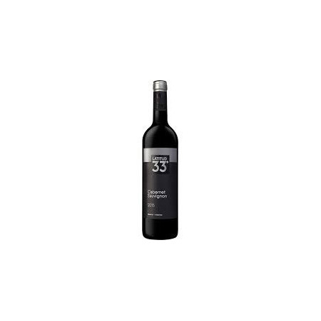 VINHO ARGENTINO TINTO SECO LATITUD 33º CABERNET SAUVIGNON MENDOZA GARRAFA 750ML