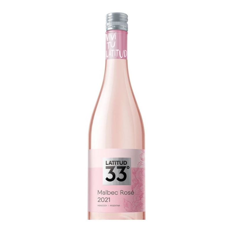 VHO ARG LATITTUD 33 750ML ROSE