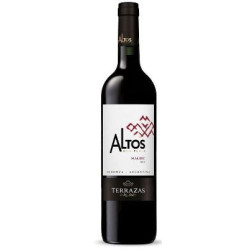 VINHO ARGENTINO TINTO SECO ALTOS DEL PLATA MALBEC MENDOZA GARRAFA 750ML