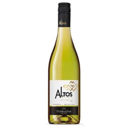 VINHO ARGENTINO BRANCO SECO ALTOS DEL PLATA CHARDONNAY MENDOZA GARRAFA 750ML