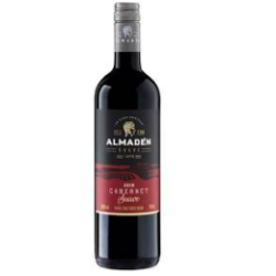 VINHO BRASILEIRO TINTO SUAVE ALMADÉN CABERNET CAMPANHA GARRAFA 750ML
