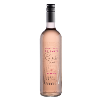 VINHO BRASILEIRO ROSÉ FRISANTE SUAVE ALMADÉN MOSCATEL GARRAFA 750ML