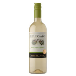 VINHO CHILENO BRANCO MEIO SECO RESERVADO SAUVIGNON BLANC GARRAFA 750ML