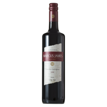 VINHO BRASILEIRO TINTO MEIO SECO MARCUS JAMES CABERNET SAUVIGNON SERRA GAÚCHA GARRAFA 750ML