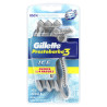 APARELHO DESCARTÁVEL PARA BARBEAR GILLETTE PRESTOBARBA3 FRESH 4 UNIDADES PAGUE MENOS