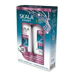 KIT SKALA SHAMPOO+CONDICIONADOR 325ML BOMBA DE VITAMINA