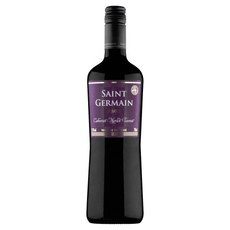VINHO BRASILEIRO TINTO SUAVE SAINT GERMAIN CABERNET MERLOT TANNAT SERRA GAÚCHA GARRAFA 750ML