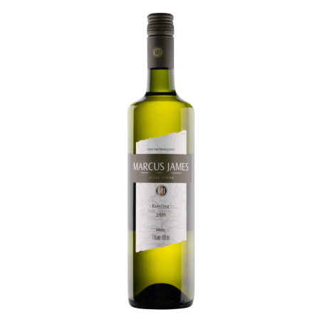 VINHO BRASILEIRO BRANCO SUAVE MARCUS JAMES RIESLING SERRA GAÚCHA GARRAFA 750ML