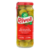 AZEITONA VERDE EM CONSERVA RECHEIO PIMENTÃO RIVOLI VIDRO 200G