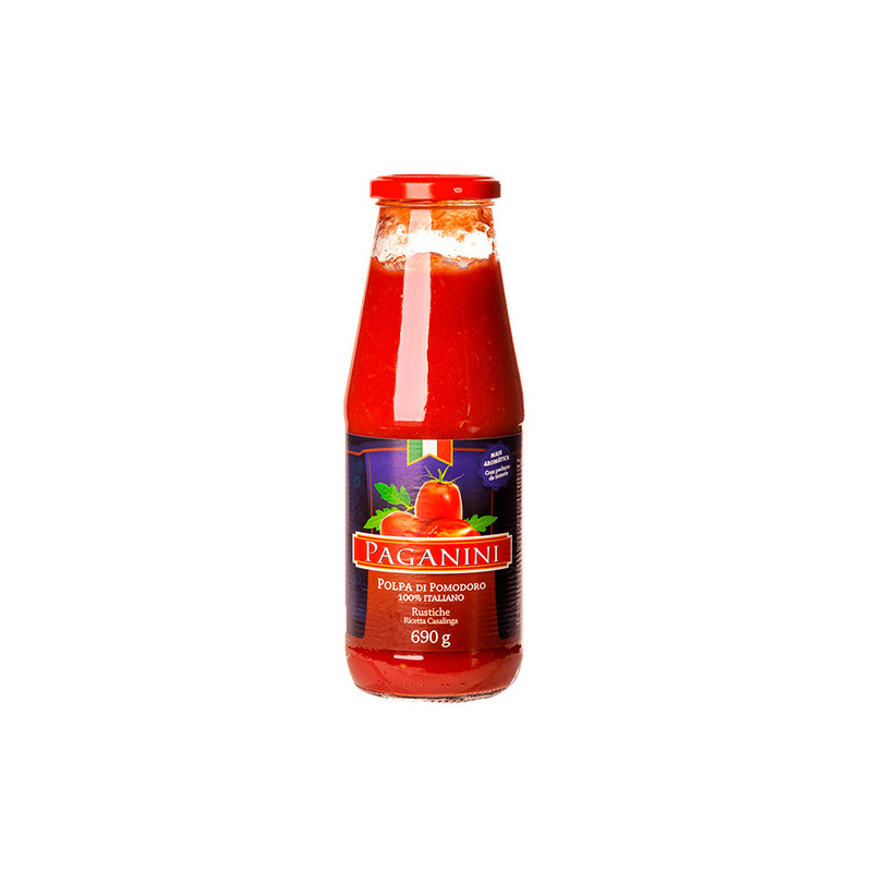 POLPA DE TOMATE RÚSTICA PAGANINI VIDRO 690G