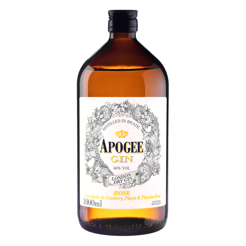 GIN LONDON DRY ROSÉ APOGEE GARRAFA 1000ML