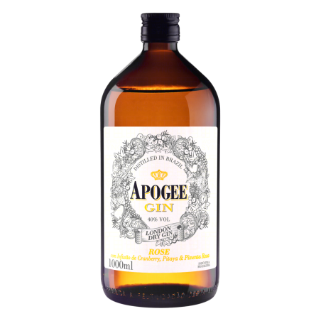GIN LONDON DRY ROSÉ APOGEE GARRAFA 1000ML
