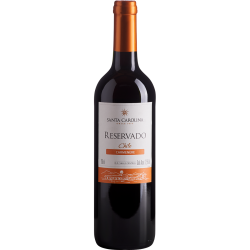 VINHO CHILENO TINTO SECO RESERVA SANTA CAROLINA CARMÉNÈRE VALLE DEL CACHAPOAL GARRAFA 750ML