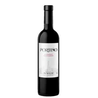 VINHO ARGENTINO TINTO SECO PORTEÑO NORTON CABERNET SAUVIGNON MENDOZA GARRAFA 750ML