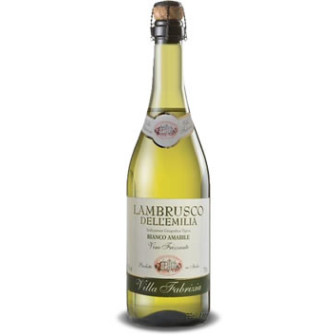 VINHO ITALIANO BRANCO FRISANTE SUAVE AMABILE VILLA FABRIZIA LAMBRUSCO DELLEMILIA GARRAFA 750ML