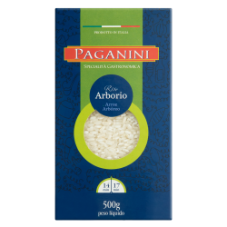 ARROZ ARBÓRIO TIPO 1 PAGANINI CAIXA 500G