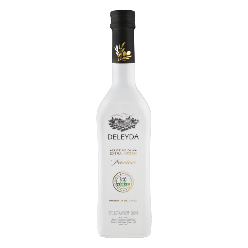 AZEITE DE OLIVA EXTRA VIRGEM CHILENO DELEYDA PREMIUM VIDRO 500ML