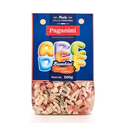 MASSA PAGANINI BAMBINI 300G LETRINHAS